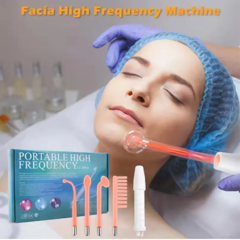 Professional Auto 4 in 1 Electric Therapy Hair Treatment Face Care High Frequency Wand Skin Rejuvenation Machine view 2