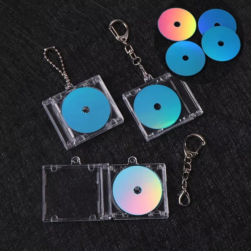 1Set Hot NFC Functional CD Disc For Music Lovers To Create Personalized Music Disc TS Key Chain Label Gifts