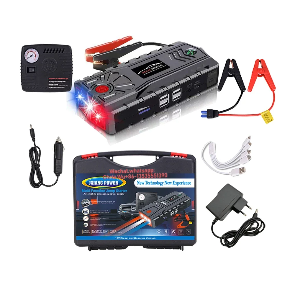 

Jump Starter 12v 16800mAh High Power Car Jump Starter Power Bank Multi-Function Portable Lithium Battery Car Jump Starter