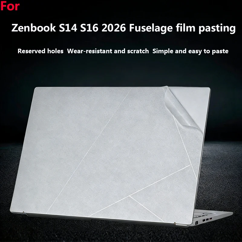 For Asus Zenbook S14/S16 2026 UX5406 fuselage skin film UX5606 UM5606 notebook UM5606 shell fuselage scratch protection film