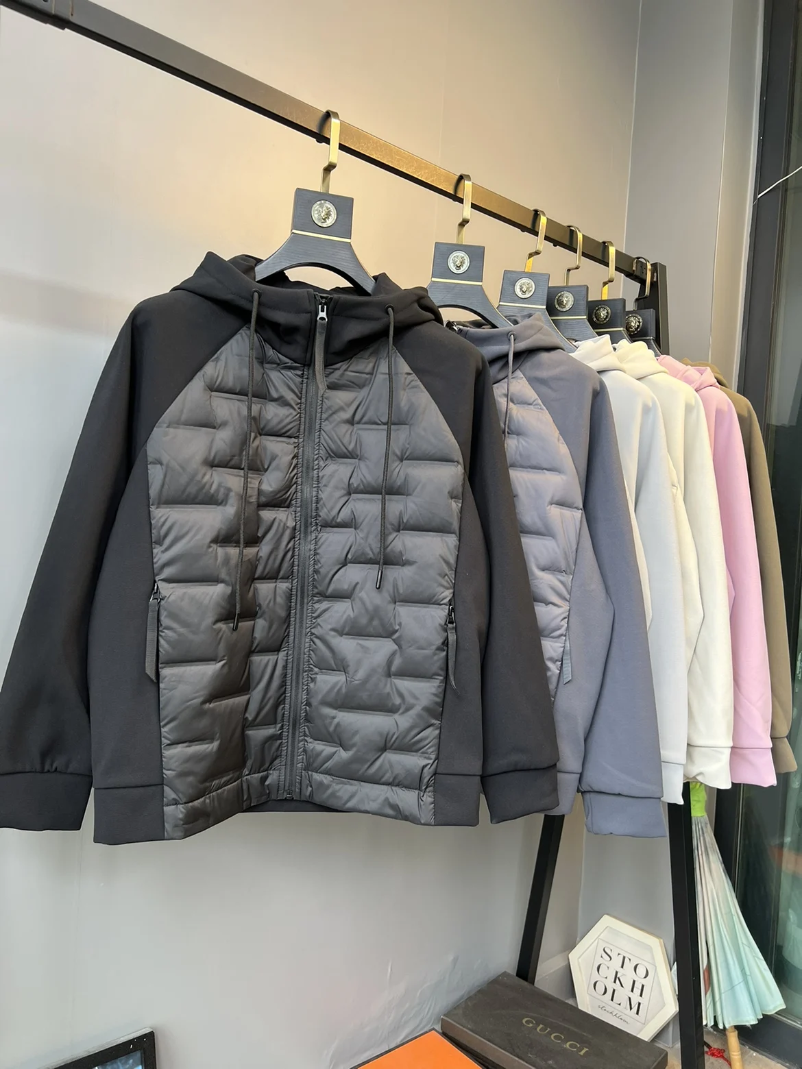 

Outdoor Couple Style 90 Duck down Hooded Jacket Autumn Winter Men Women Warm Casual Outerwear Polyester Fiber Zipper Decorated