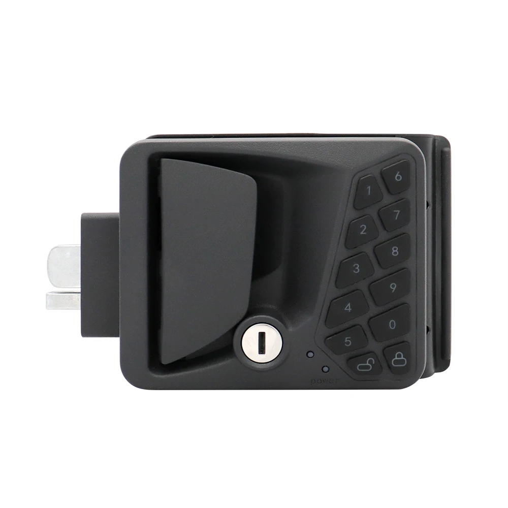 All Metal Waterproof Remote Control Camper Lock RV Door Handle/latch Keypad Fob RV Keyless Entry Door Lock For Travel Trailer