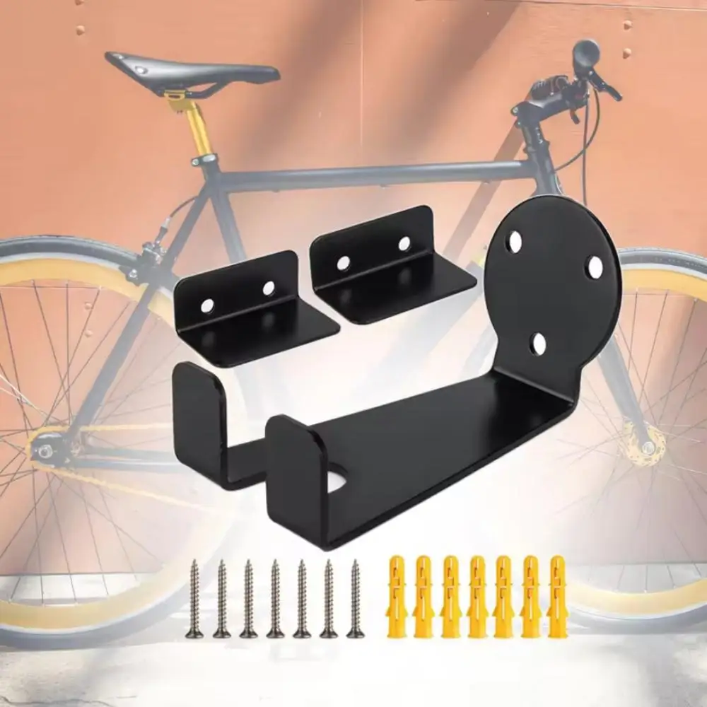 DOMEN Bike Wall Mount Iron Rack Bicycle Pedal Wall Bike Stand Hook Bicycle Garage Holder Bicycle Display Storage Hanger Kit
