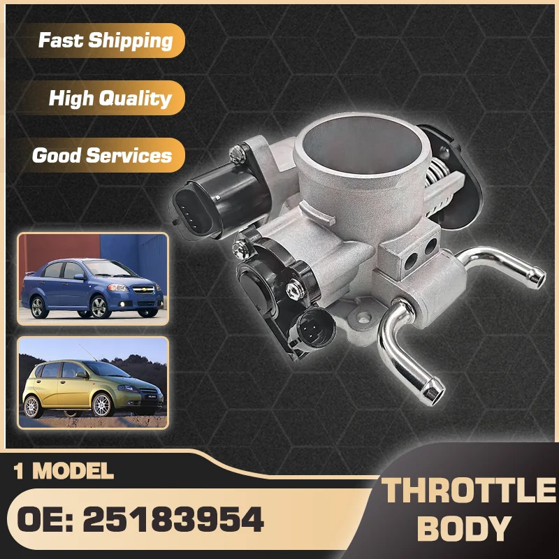 

Throttle Body Valve Assy For Chevrolet Aveo Kalos 2005-2022 Daewoo Kalos 2003-2023 25183954 96377640 96815465 Car Accessories