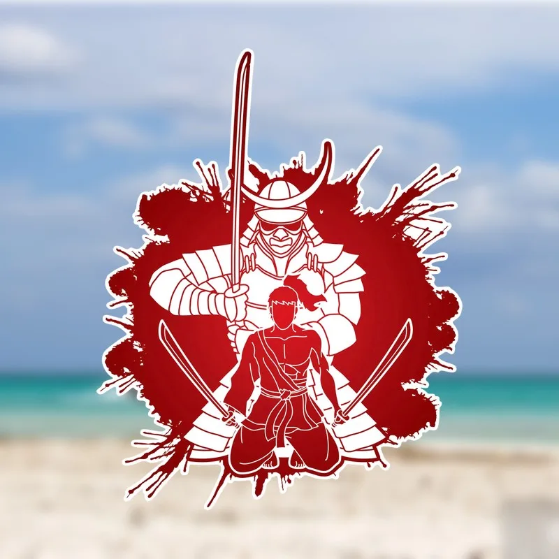 

EARLFAMILY для JIN SAKAI Samurai забавные слезы автомобильные наклейки устойчивая к царапинам наклейка аниме солнцезащитный крем мотоцикл графика украшения