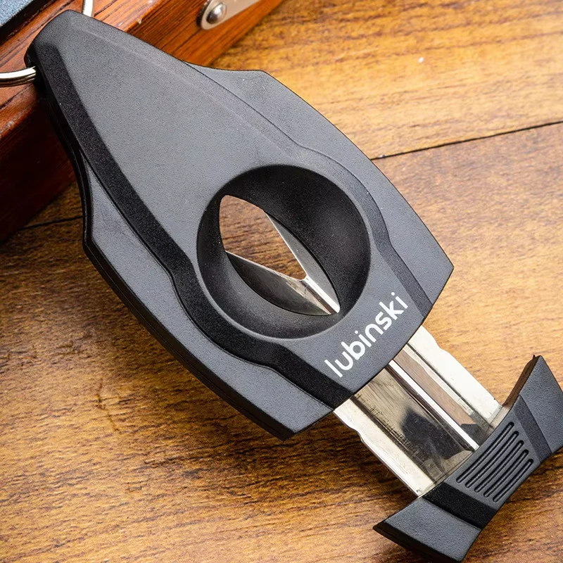 Portable Cigar Cutter With Key Ring Sharp Stainless Steel Cigar Clipper Pocket Cigar Guillotine Smoking Accessory For Travel