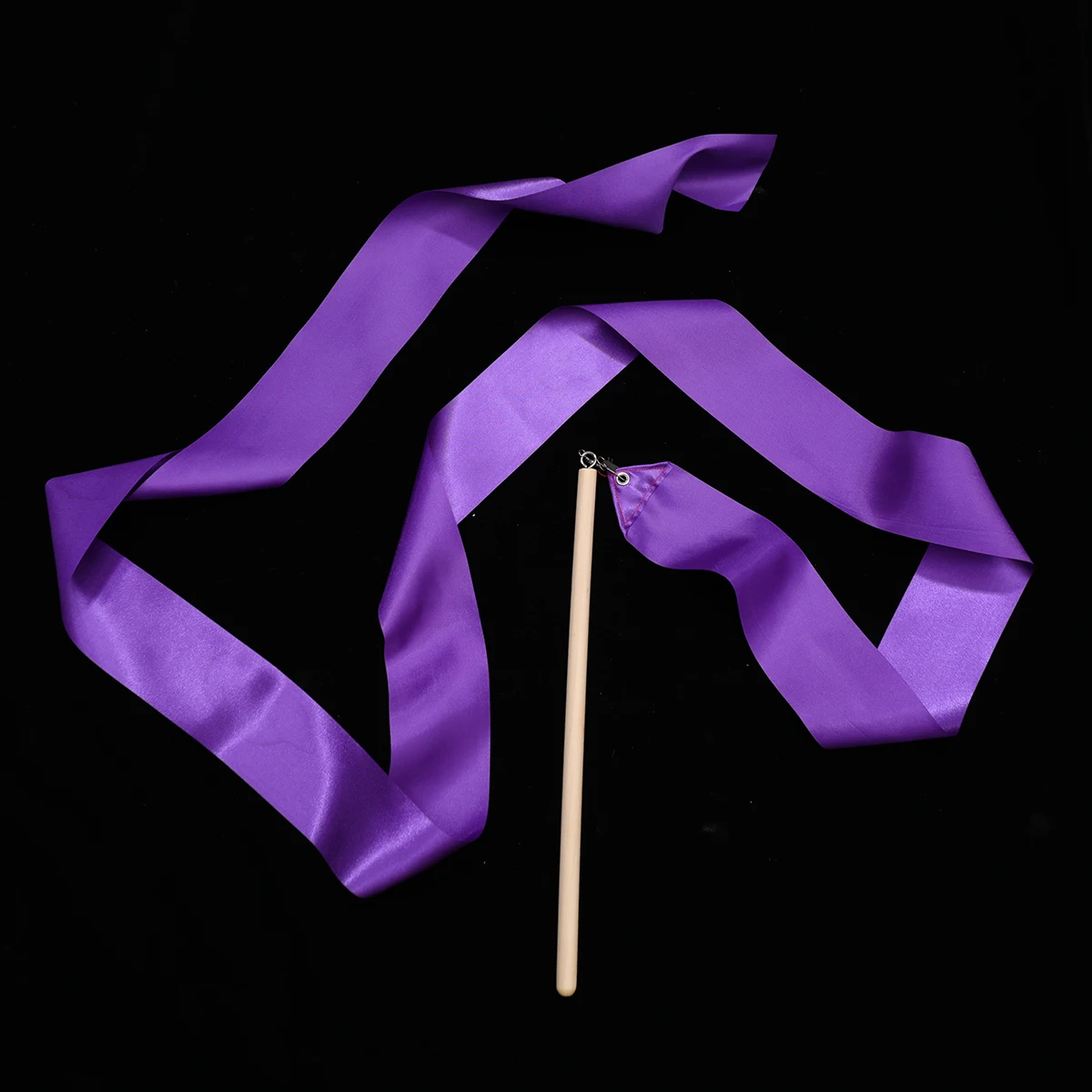 

2pcs Gymnastics Ribbon Props Colorful Dancing Streamers Kids Party Favors Twirling Toys Training Equipment Silk Ribbons