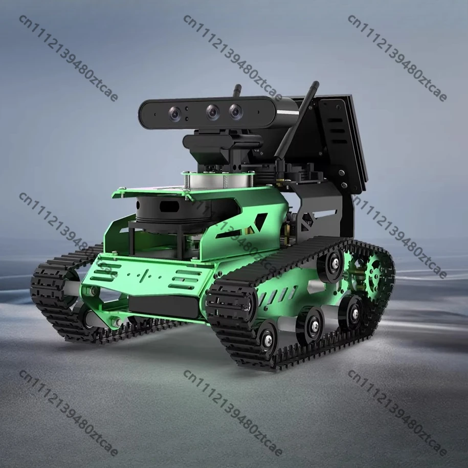 ROS Tracked Robot Car with SLAM & Autonomous Driving for Jetson Nano