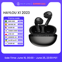 HAYLOU X1 2023 True Wireless Earphone Metallic Case Bluetooth 5.4 Headphones 24-Hour Battery Life Head Phones Half in-ear Earbud