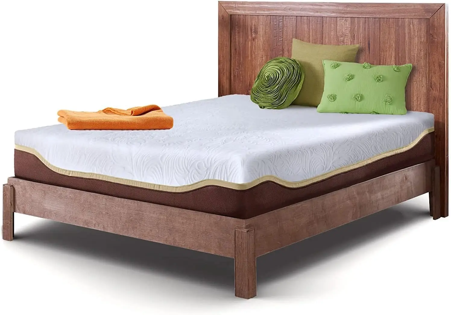 Queen Size Memory Foam Mattress in a Box - Cooling Bed in a Box - Firm Support, CertiPUR Certified - Queen Size Bed