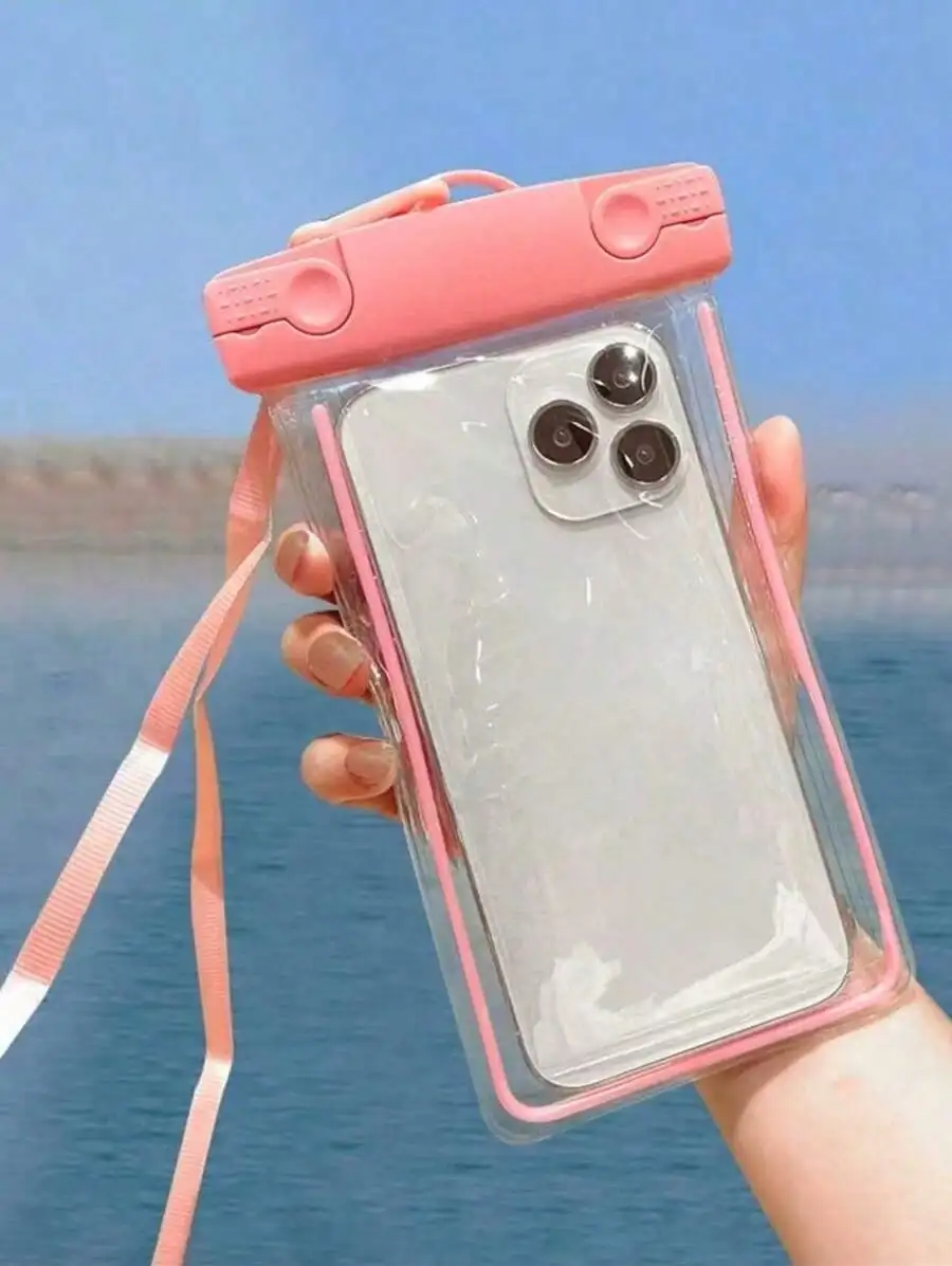 

Large Floating Waterproof Phone Pouch, Universal Touchscreen IPX8 Waterproof Phone Case with Lanyard