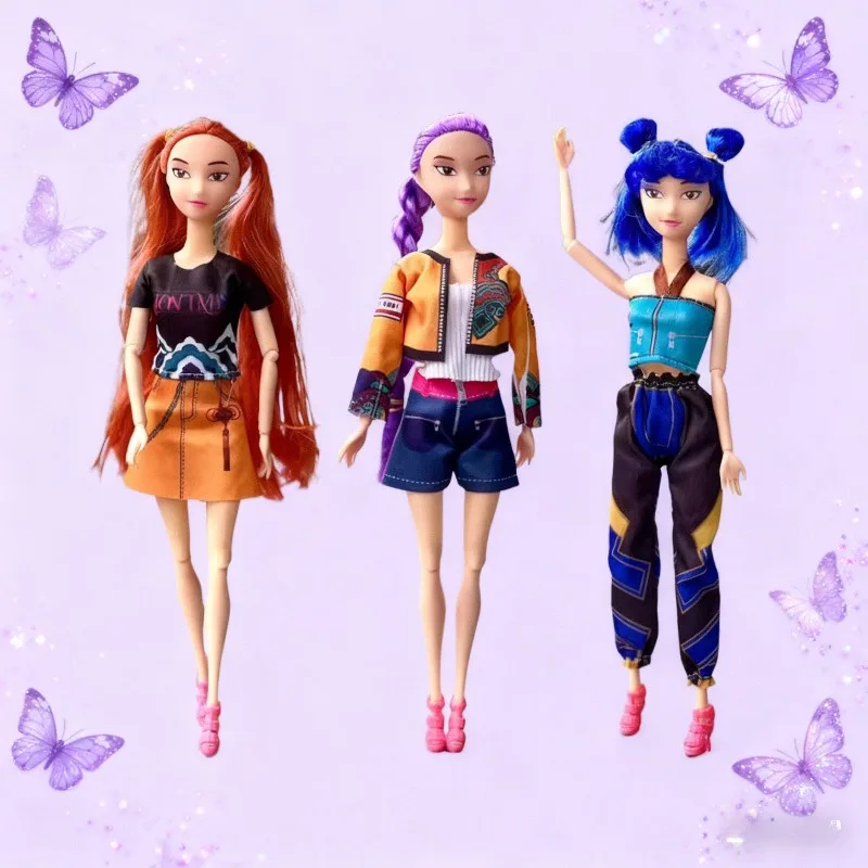 سلسلة جديدة K-Pop شيطان الصيادين شخصية كرتونية رومي ميرا زوي سوس تصميم مثالي دمية مختلفة للأطفال أفضل هدية عيد ميلاد #3