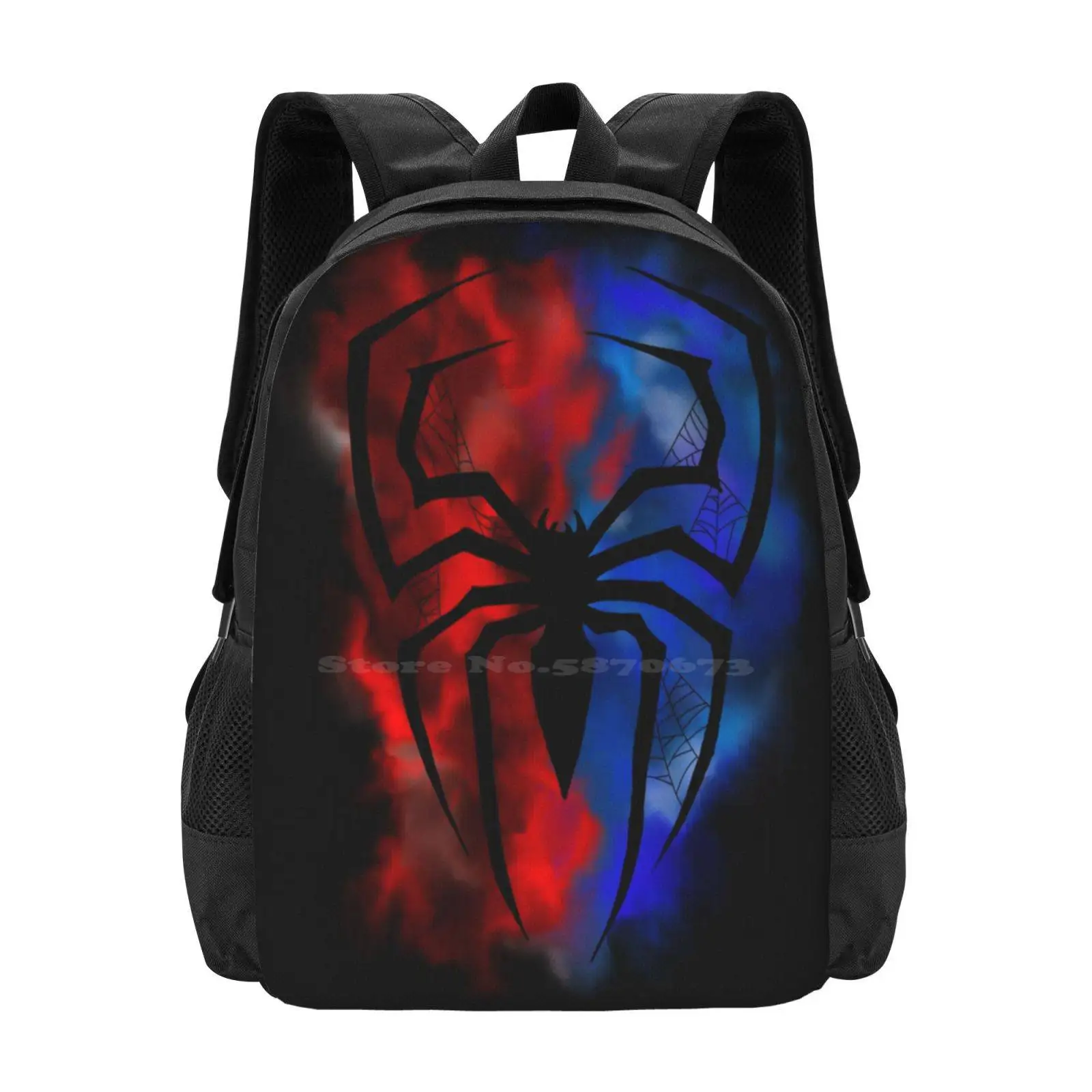 Smokey Spidey-mochila de diseño con estampado 3D, bolsa de estudiante, héroe, superpelícula, cómic, vengador