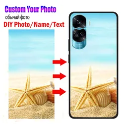 Customized Phone Cover for Honor 90 Lite Case DIY Design Photo Picture Funda For Honor 90 Pro 80 Pro 100 X50i 5G Silicone Coques