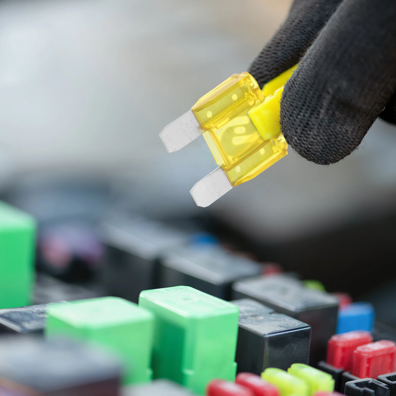 

20 Pcs Car Kit Fuse Automotive Assortment Miniature Standard Rv Assorted Yellow