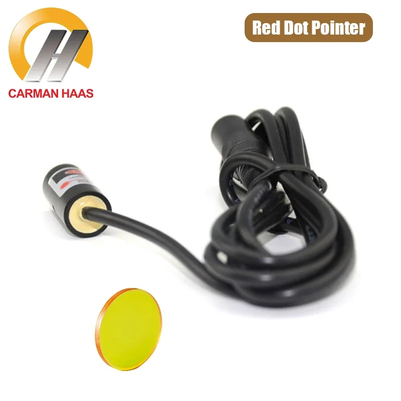 CARMANHAAS Red Dot Pointer with Beam Combiner 20mm 25mm Set for CO2 Cutting Machine