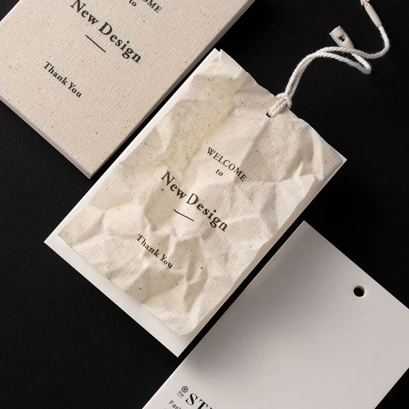 

Custom Clothing Brand Paper Tags Fashion Business Handmade Merchandise Logo Design Personalized Hang Labels 25100701