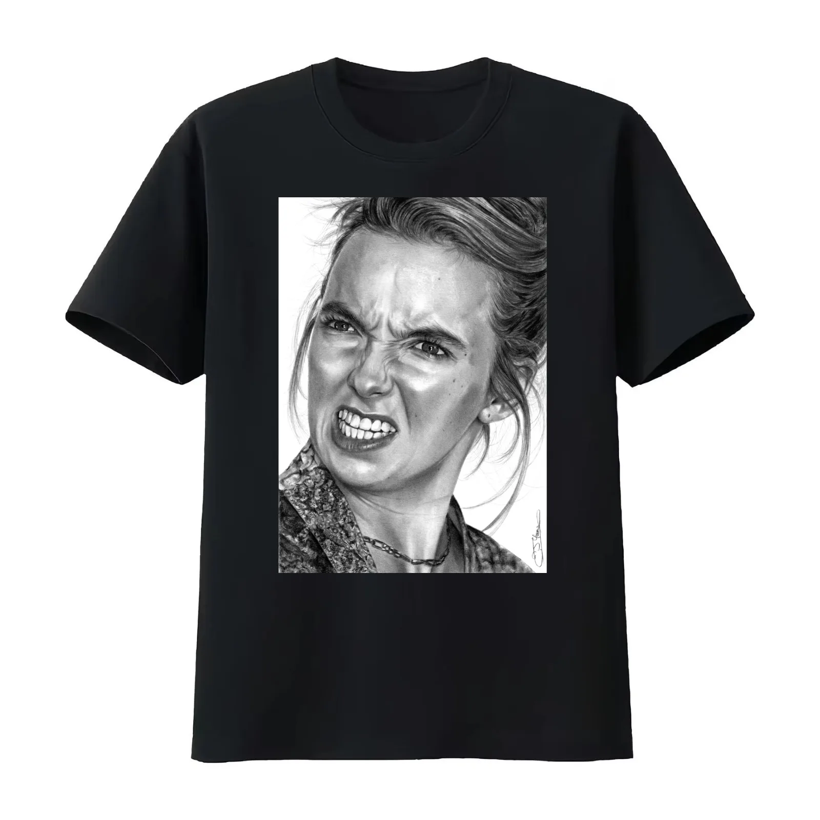 Villanelle Killing Eve S1.EP5 (T**s) T-Shirt Summer Casual Cotton Tee Oversized Streetwear Tops Vintage Graphic Print
