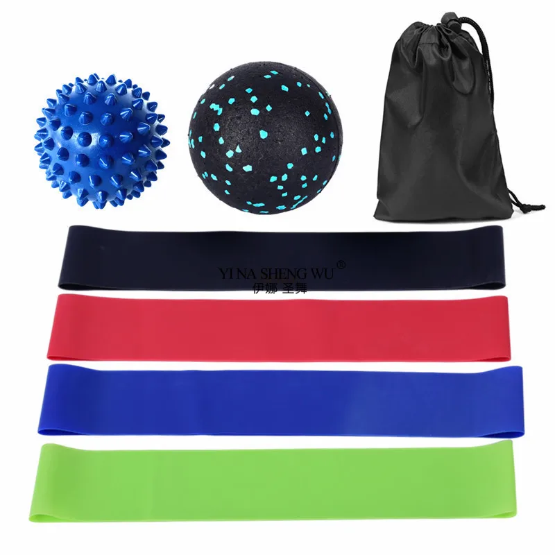 7Pcd اليوغا كرات الفول السوداني تدليك الجسم فآسيا الكرة دعوى رغوة كتلة التوتر الفرقة الاسترخاء لاكروس ممارسة اللياقة البدنية تخفيف الألم