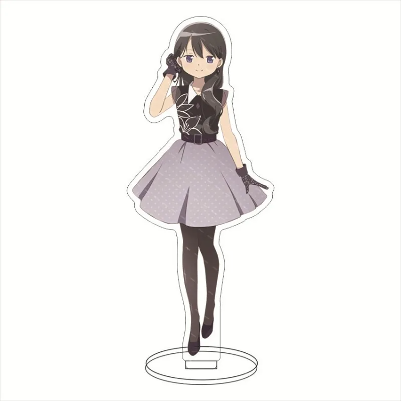 

Puella Magi Madoka Magica Action Fingure Acrylic Standing Akemi Homura Kids Toys Model Desk Rooms Decor Fans Collection Display