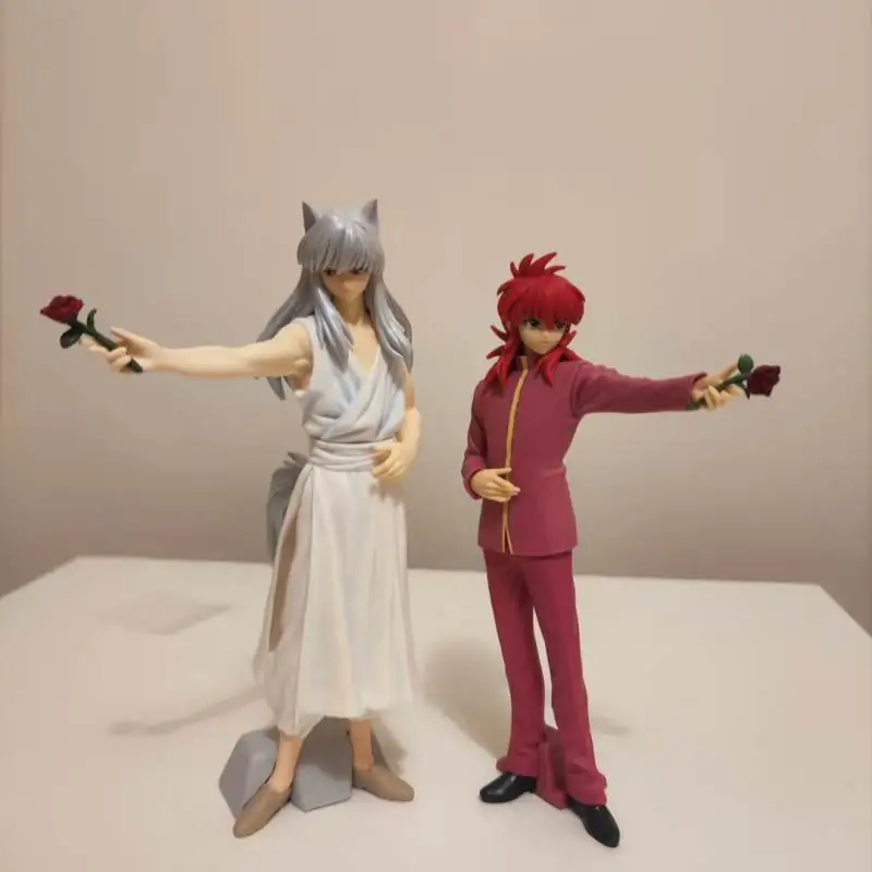 Genuine Bandai Banpresto Dxf Yuyu Hakusho Kurama And Youko Kurama Pvc Figure Model Anime Desktop Ornament Toy Festival Gifts