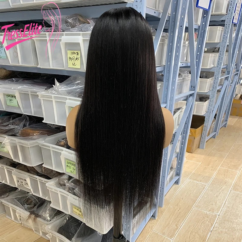 جودة عالية 9*6 الدانتيل باروكة من شعر طبيعي بدون صمغ اللون الطبيعي VoluminousTangle الحرة وطويلة الأمد يجب أن يكون لها لون طبيعي #2