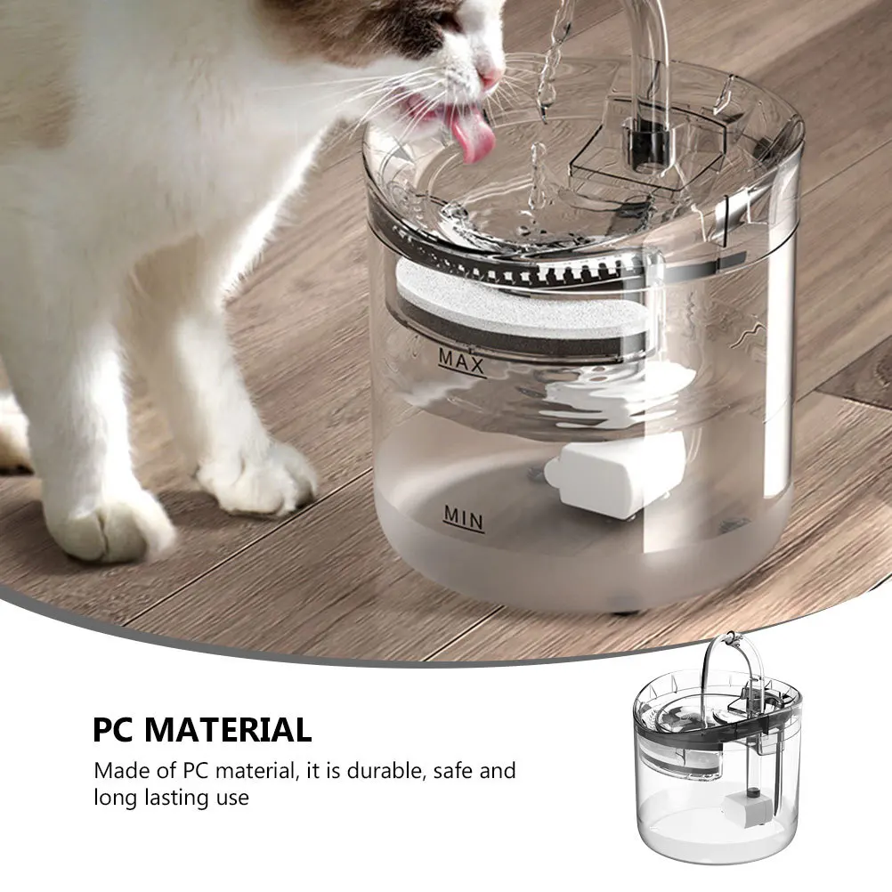 

Pet Water Dispenser Automatic Cat Dog Fountain Pc Material Large Capacity Clean Safe Drinking Uk Plug