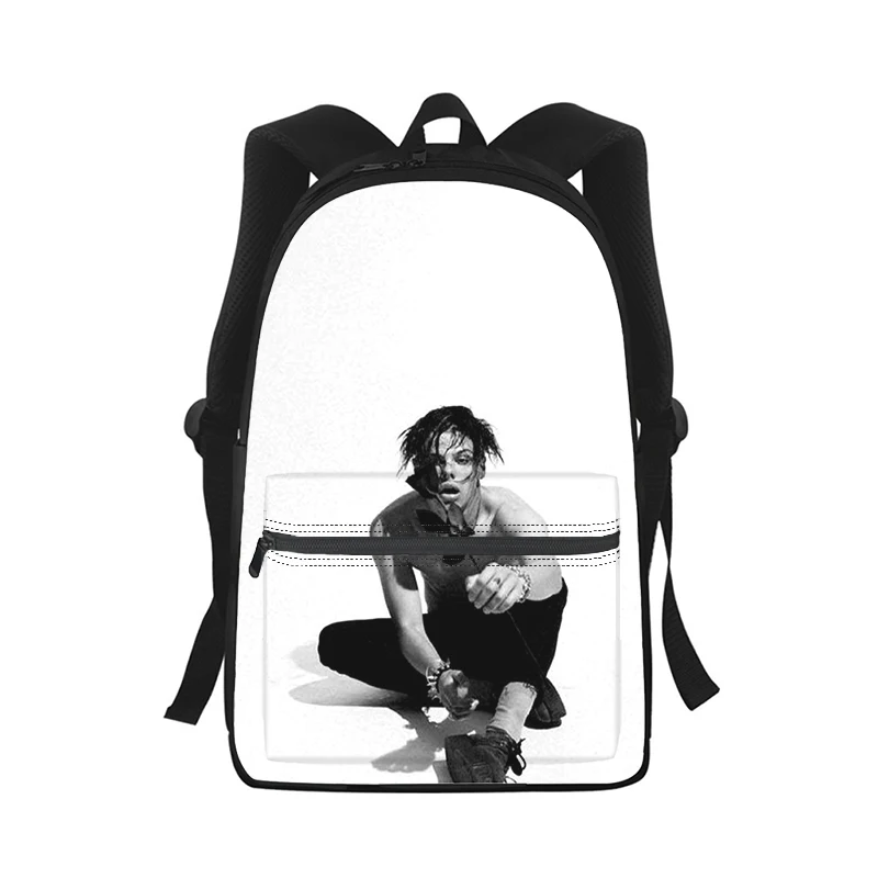 Yungblud Mannen Vrouwen Rugzak 3d Print Mode Student Schooltas Laptop Rugzak Kids Reizen Schoudertas