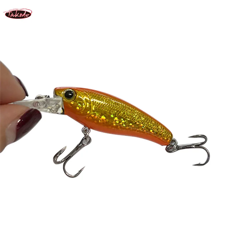TAKEDO Smart Minnow LB50S – Señuelo flotante jerkbait para lubina - imagen 5