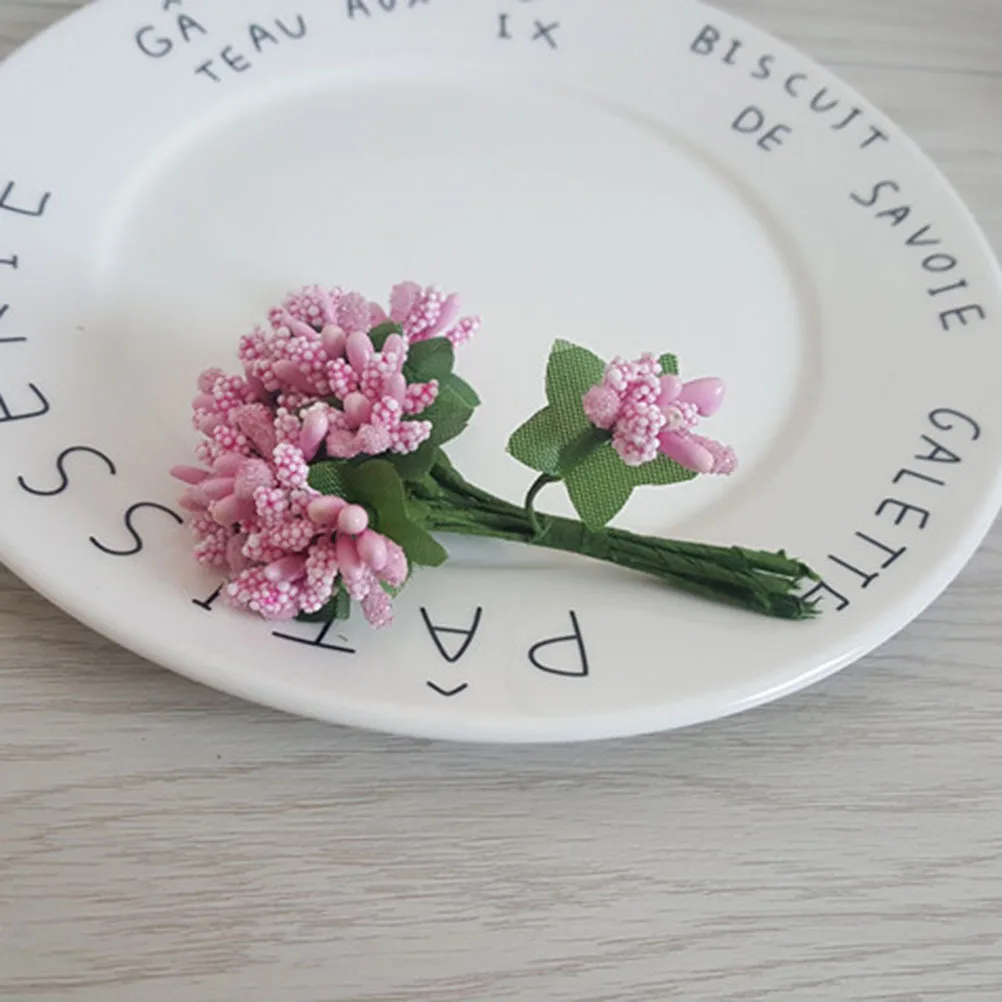 12Pcs Mini Simulation Berries Realistic Colorful Bright for Wedding Party Coffee Shop Office Decoration Centerpieces