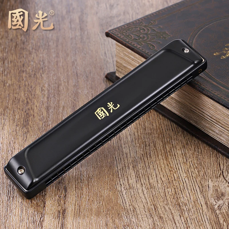 Harmonica 24 hole polyphonic C key 28 hole professional performance level beginner student introductory instrument