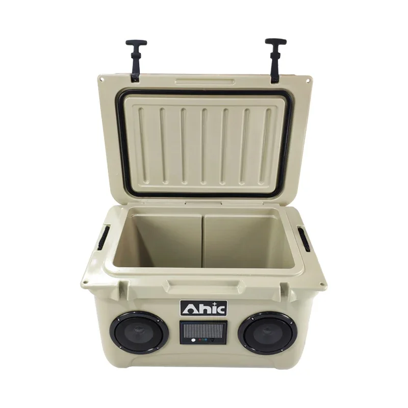 2023 High quality outdoor ice cooler table speaker music audio party ice box freezer