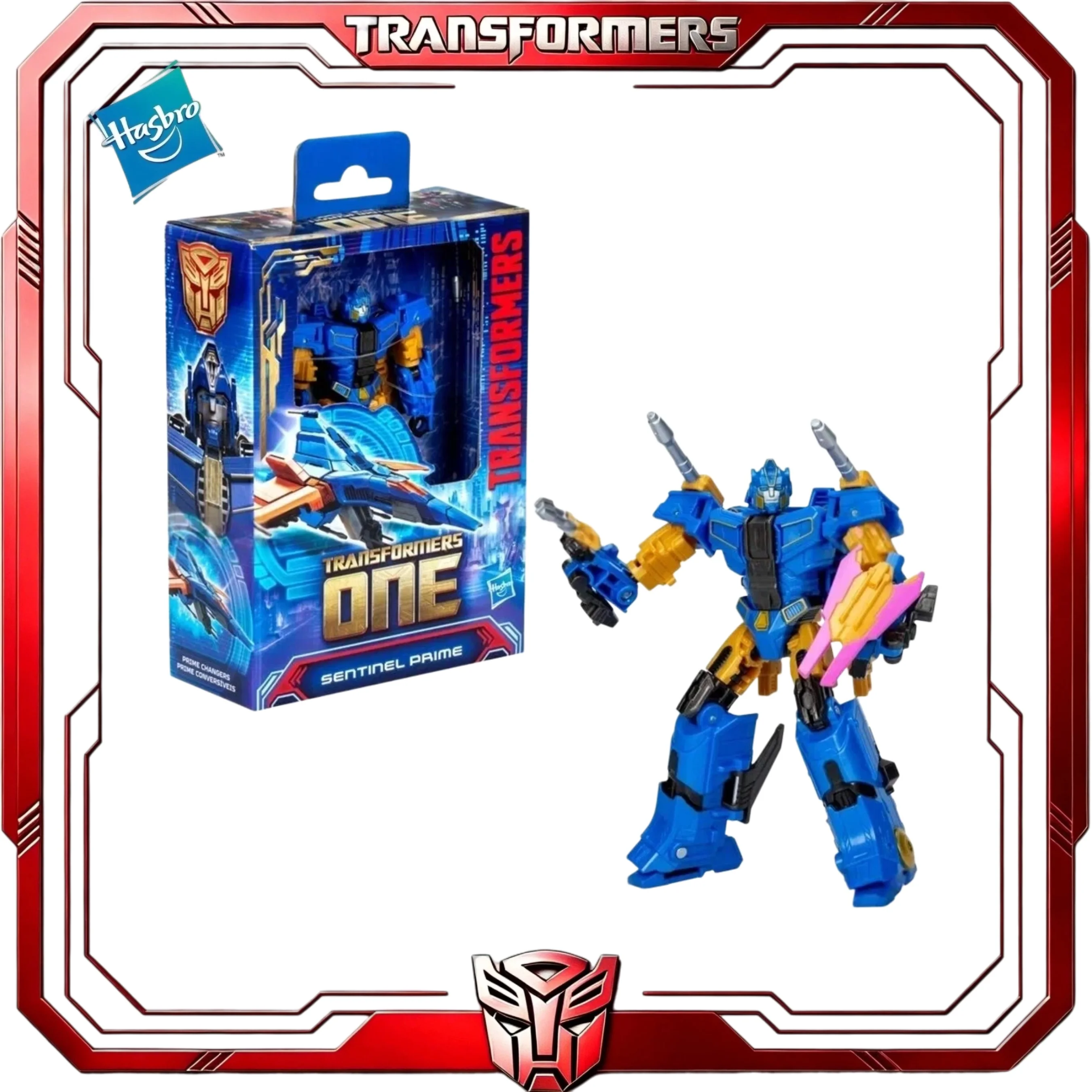 Op voorraad Hasbro Transformers ONE Prime Changers Optimus Bumblebee Sentinel Alpha Trion Collectible Action Figure Cadeau voor fans