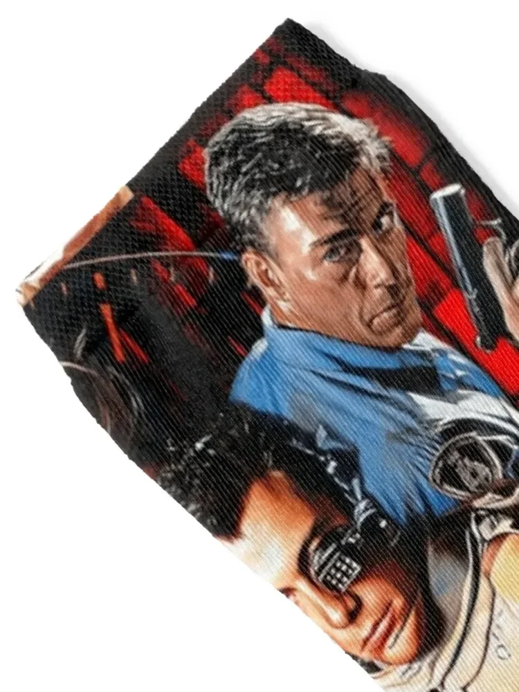 Jean Claude Van Damme Socks warm winter Stockings New year's japanese fashion Socks Girl Men's