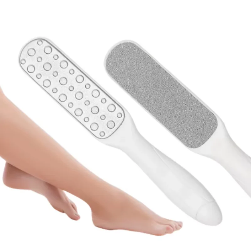 1/3/5 قطعة المهنية مزدوجة الجانب الفولاذ المقاوم للصدأ ملف القدم عرموش كعب مبشرة الصلب الجلد الميت الكالس مزيل باديكير #3