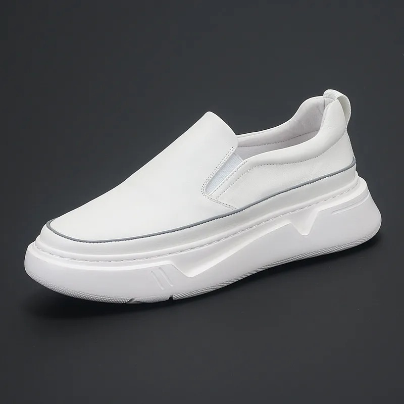 

Men's Shoes New Fashion Casual Leather Shoes Comfortable and Breathable Small White Shoes British Leather Sports Men's Tide Shoe