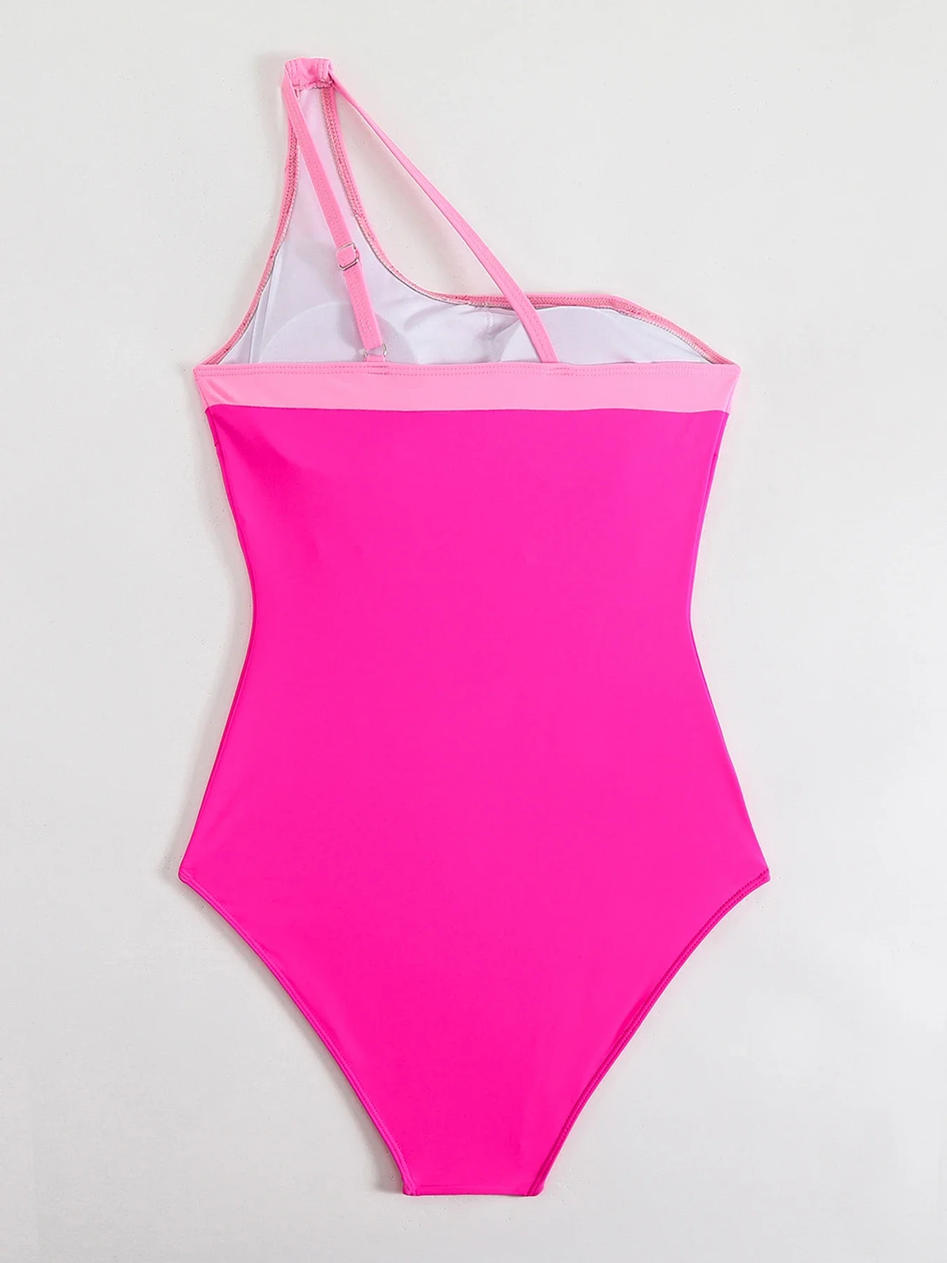 2025 جديد واحد الكتف ملابس النساء قطعة واحدة ملابس السباحة الإناث ارتداءها Monokini المرقعة ثوب السباحة بحر لباس سباحة