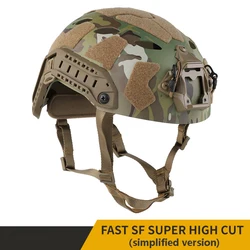 FAST OPS-CORE SF SUPER HIGH CUT (Simplified Version) Rhombus Camouflage High-cut Ligtweight Tactical Helmet