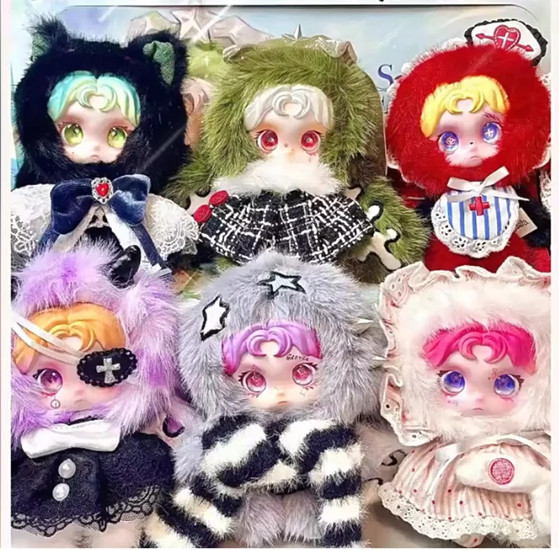 

Ossia Blind Box Plush Doll Soft Spiked Plush Vinyl Cute Figurine Desktop Decoration Ornament Gift For Adult Collectors