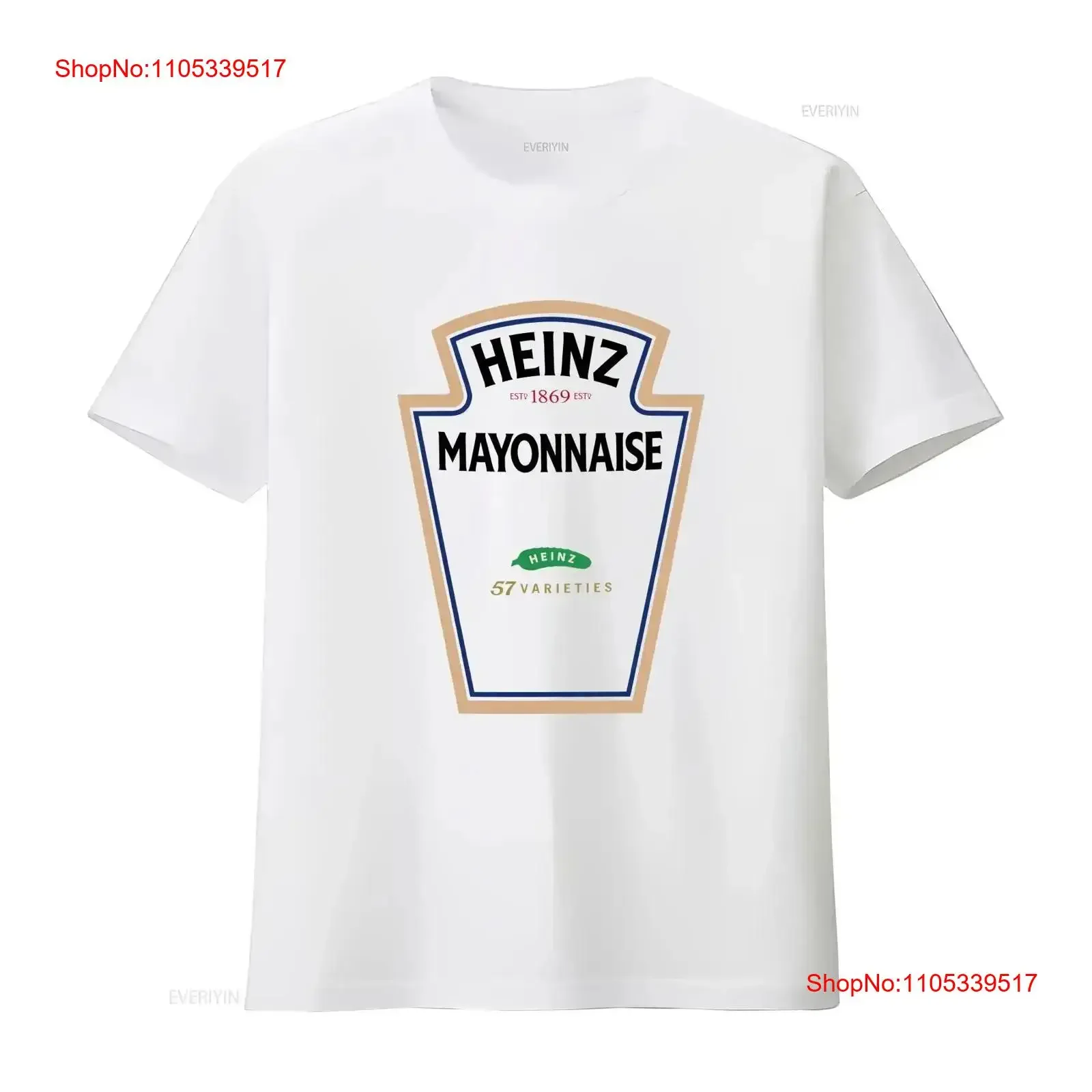 Mayonnaise Costume T Shirt Halloween Easy for Kids Idea vintage Washed Stretched Breathable Top Everyday Wear Versatile homme