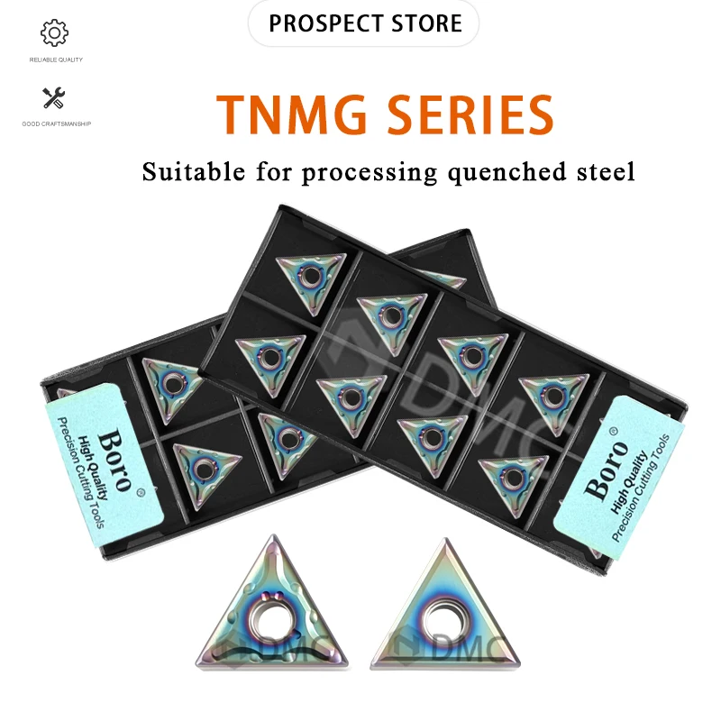 Color Blade TNMG160404 TNMG160408 MA/MS/TF TF618 TF918 Numerical Control Lathe Turning Blade Cutting Tools TNMG Series Material