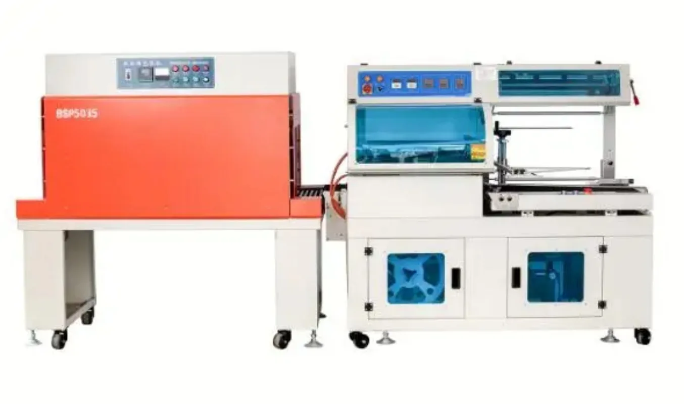 Fully Automatic Side Sealing Heat Shrink Film Wrapping Packing Machine for Fir eworks Boxes