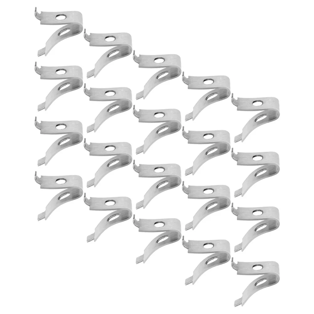 

20 Pcs Shelf Bracket Clip Adjustable Clips Closet Brackets Furniture Pegs Bookshelf Cabinet Glass Holders Shelving Braces