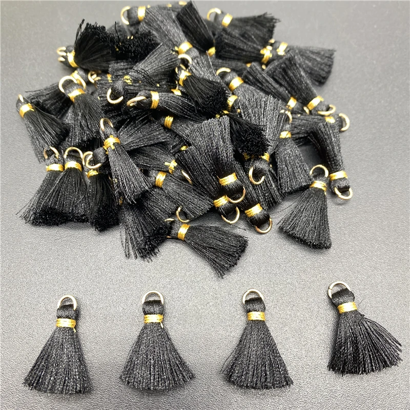 10pcs Polyester Trim Fringe Tassel Sewing Curtains Accessories DIY Keychain Cellphone Straps Pendant Tassels For jewelry Making