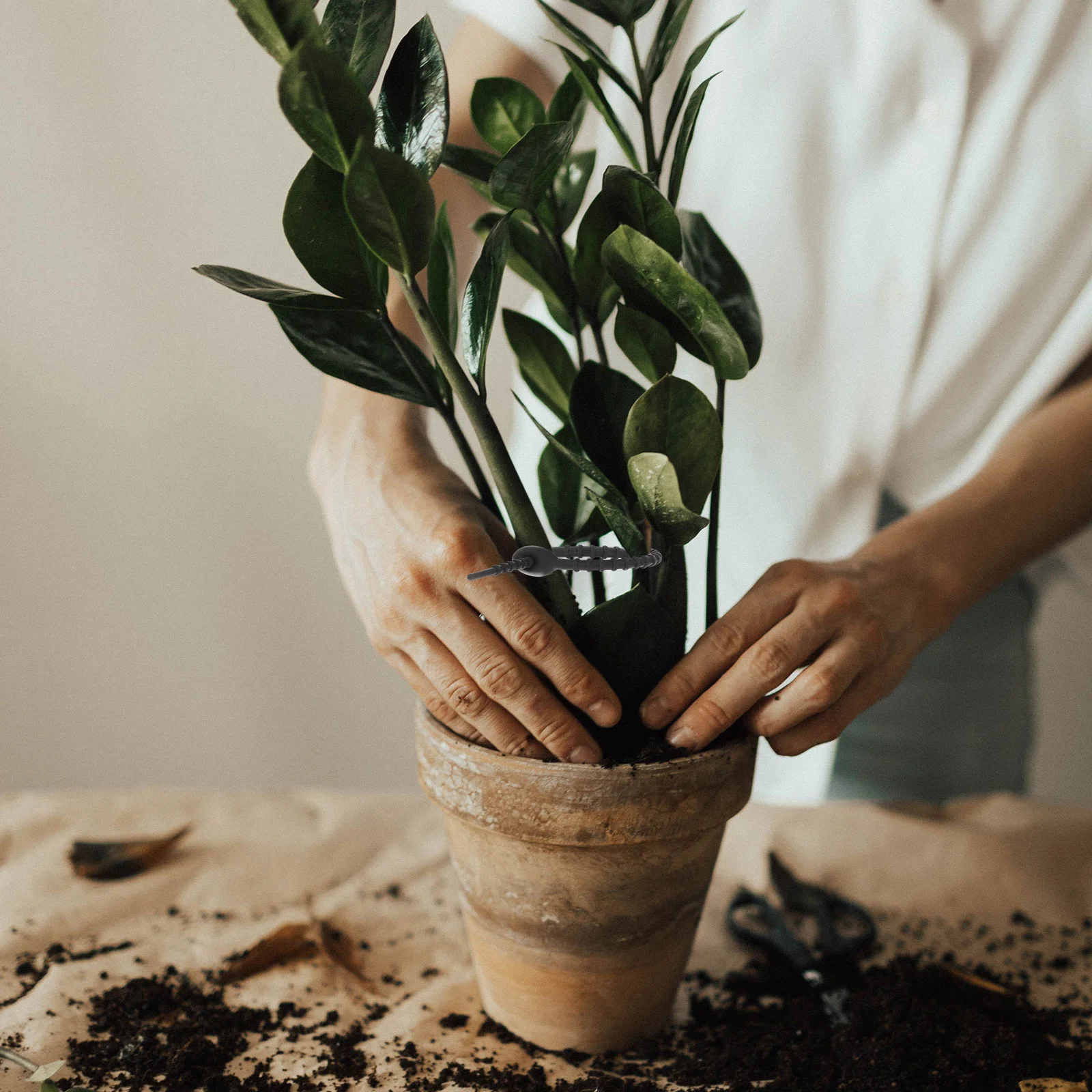 

24Pcs Rubber Cable Ties Silicone Zip Ties for Home Appliances and Office Use Zip Tie Desk Accessories Rubber Cord Tie