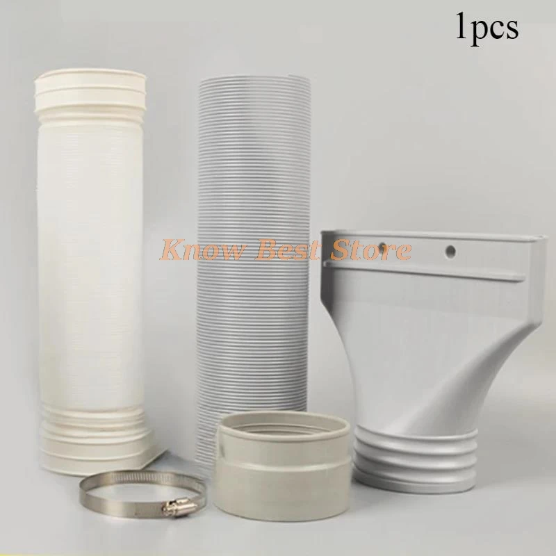 Pipe Part for Airbrush Spray Booth Exhaust Pipe Exhaust Fan Outlet Pipe Connector Air Outlet Flat Duckbill Exhaust Nozzle Hose