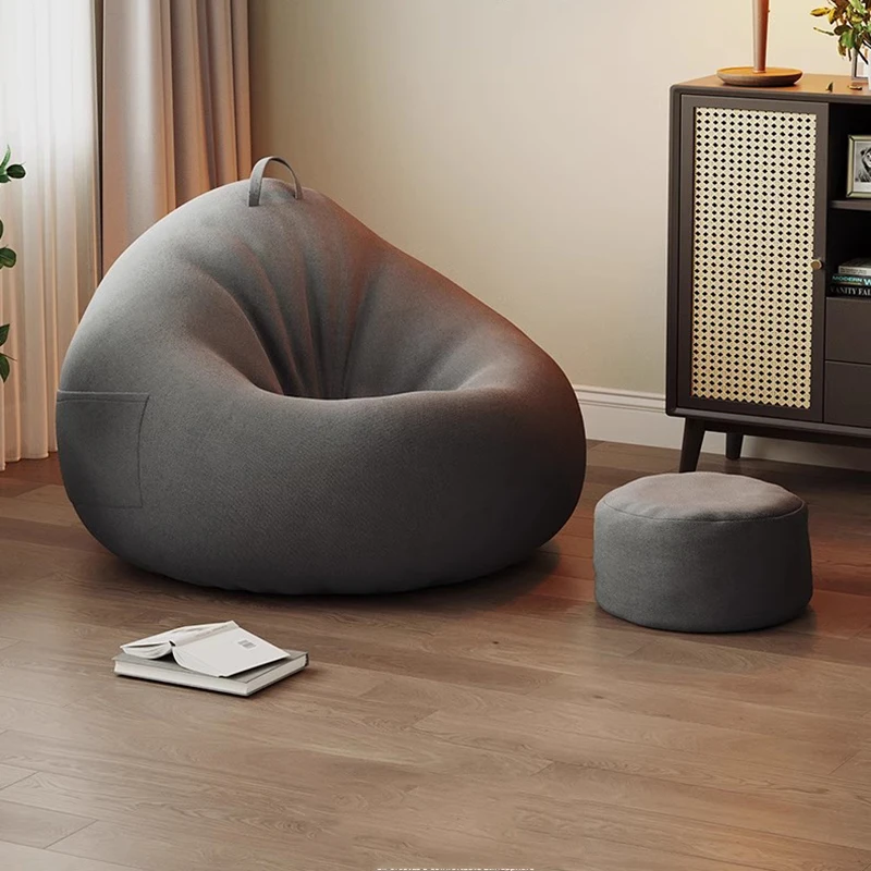 

Lazy Unique Bean Bag Sofas Multifunctional European Curve Portable Living Room Sofas Organizer Salas Muebles Entryway Furniture