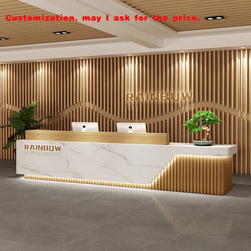 

на заказ. Роскошная стойка регистрации, офисная мебель, индивидуальная стойка регистрации, коммерческая стойка, барная стойка