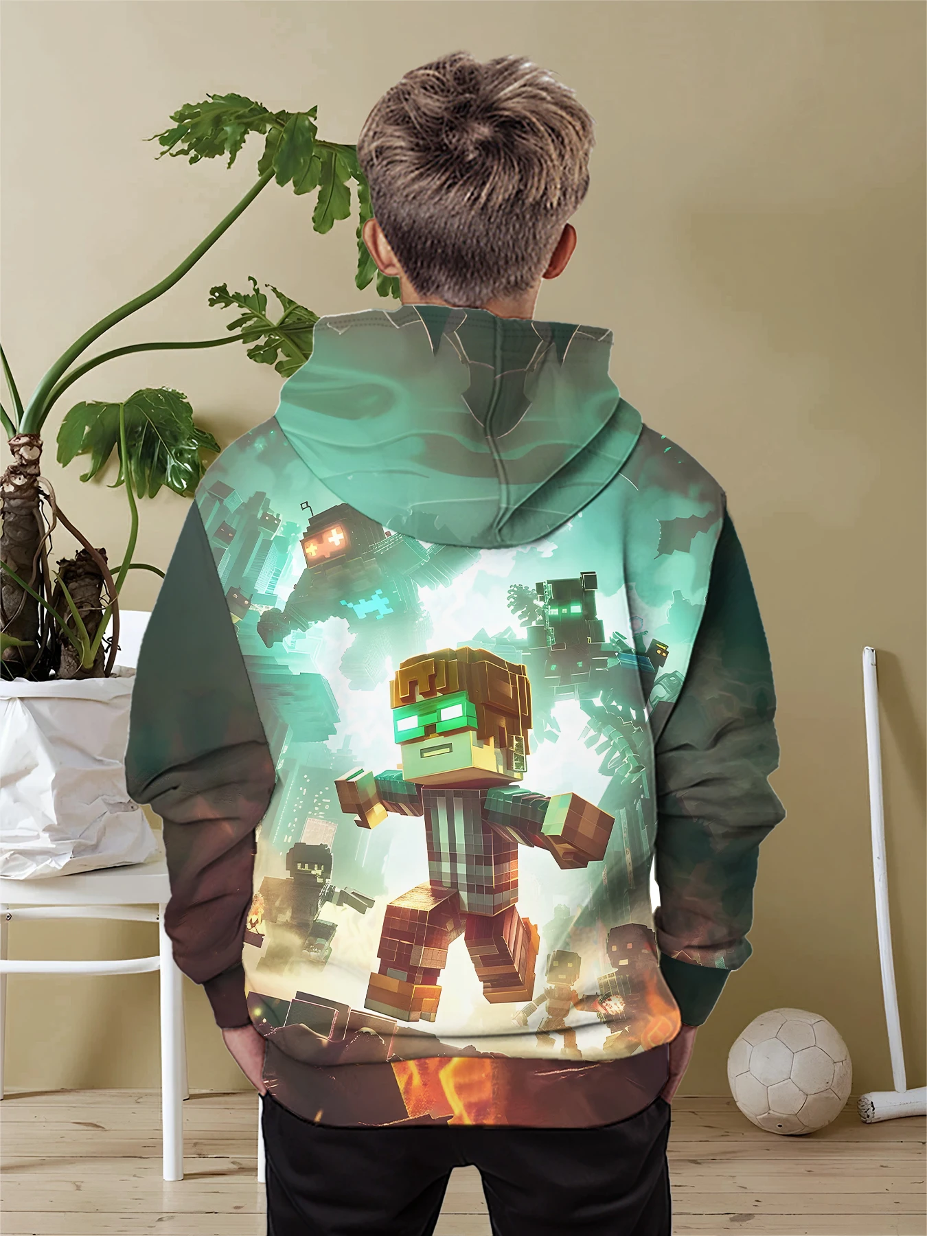 M-MinecraftS Top Clothes for Children Sweatshirts for Kids Boys Clothing Baby Boy Clothes Offer Children's Boy's Clothing Autumn