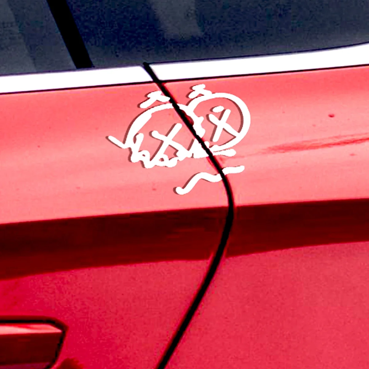 JDM الكونتون الشارات عاكسة دراجة نارية الملحقات الجانب قطاع خوذة الدراجة البخارية باب السيارة الجسم نافذة سكيت ملصقات الكمبيوتر المحمول